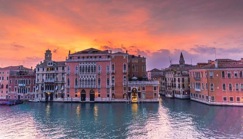 venice sunset learn italian
