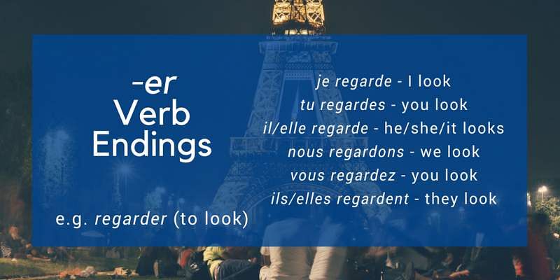 er verbs french