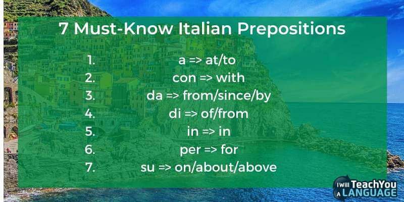 Wet salt Fighter 7 Must-Know Italian Prepositions For Sounding Like A Native Speaker