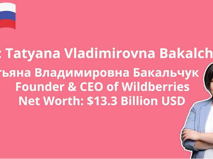 How Wildberries founder Tatyana Bakalchuk became the richest woman